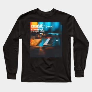 Define Motif Music Design Long Sleeve T-Shirt